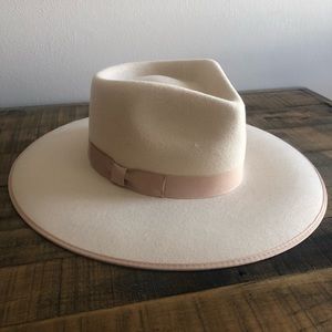 Lack of Color Ivory Rancher hat (medium)
